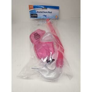 Swimgear - ADULT - Pink Snorkel Swim Mask - Adjustable w PC Lens - Ages 14+ NEW